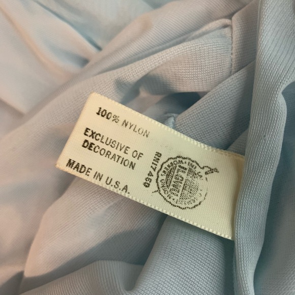 Aristocraft Baby Blue Sheer Nylon Gown M - Picture 4 of 5